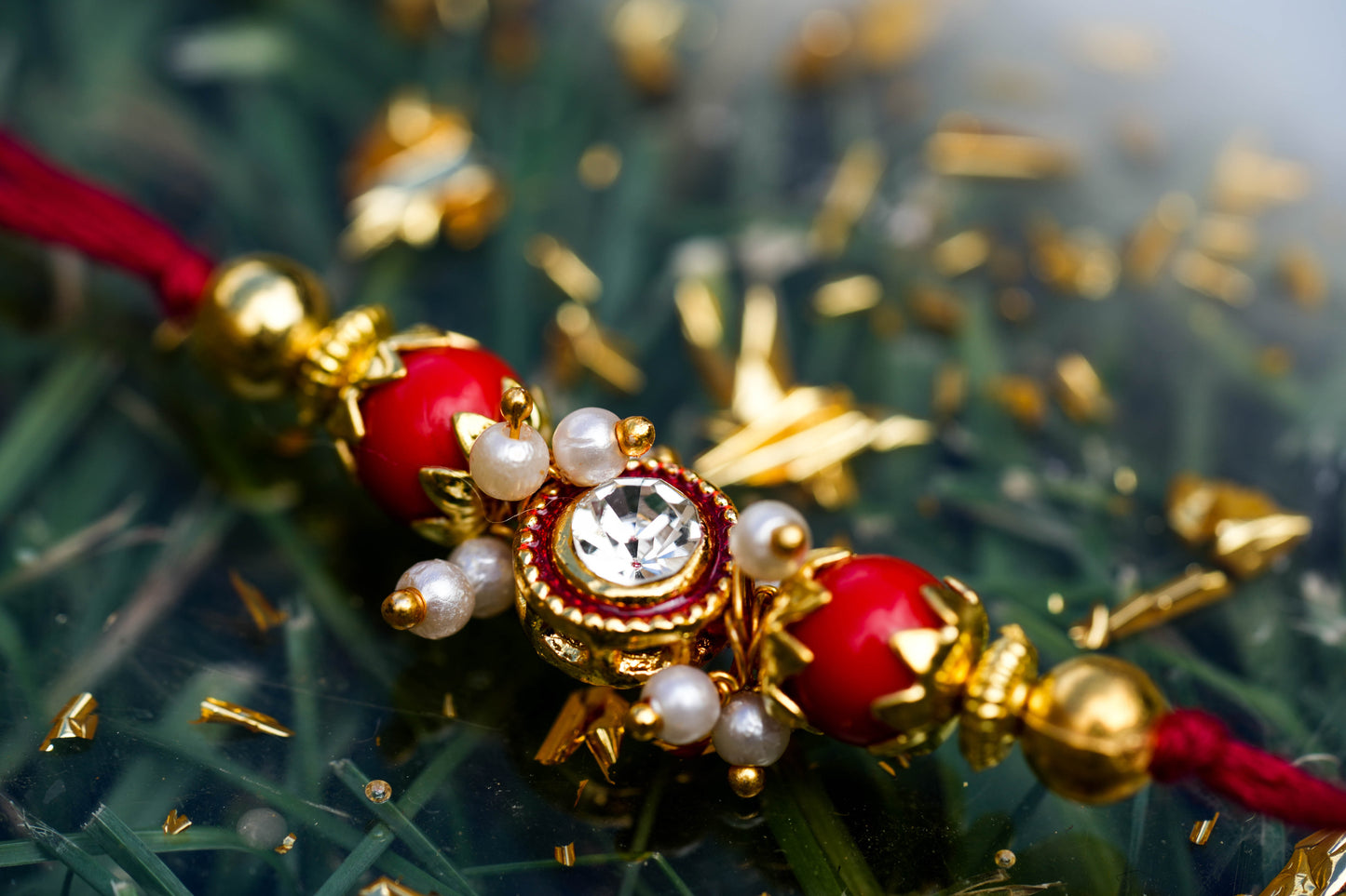 Red Traditional Rakhi