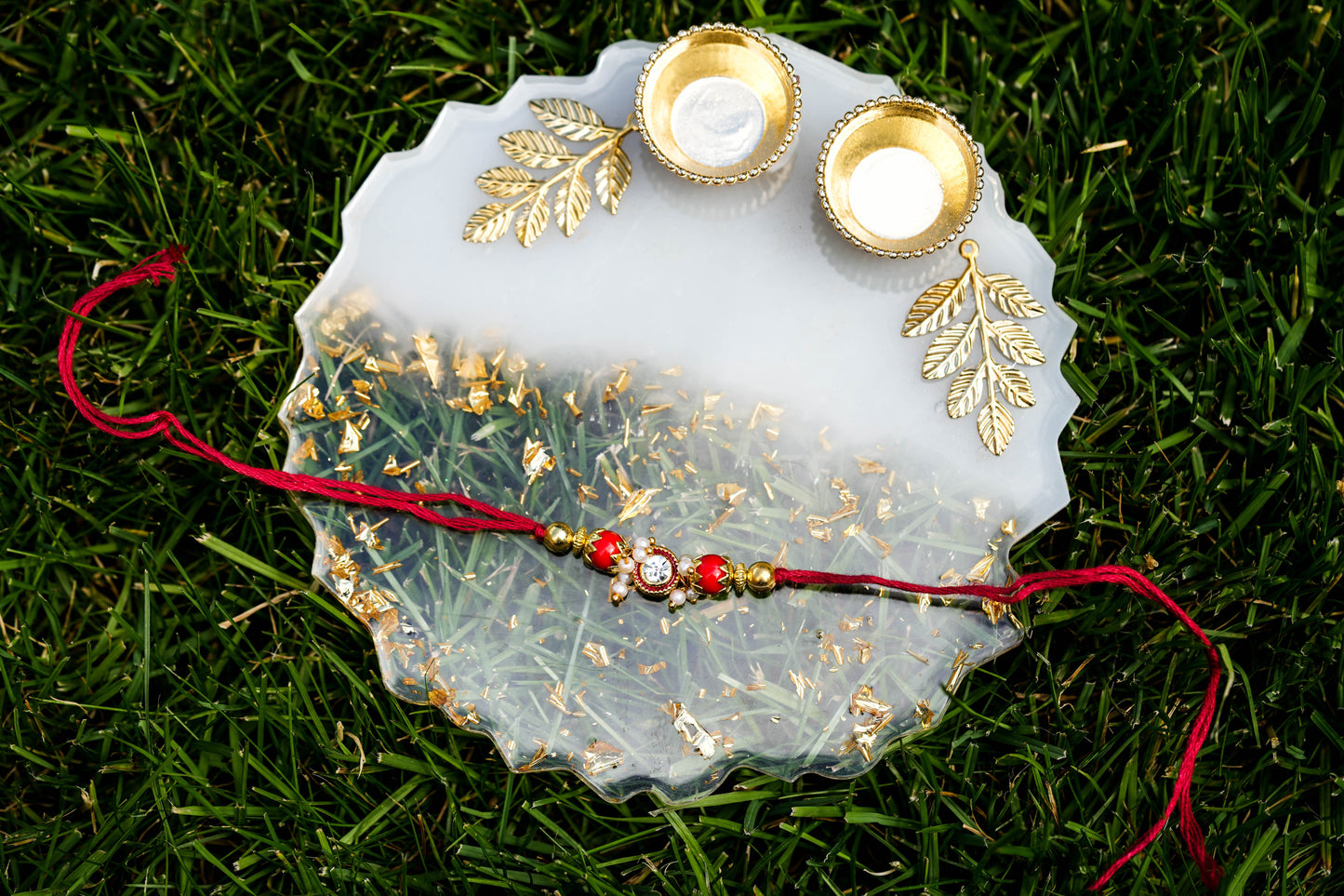 Red Traditional Rakhi